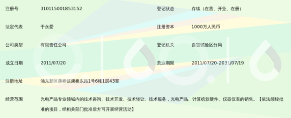上海如海光电科技有限公司 光电领域的创新先锋